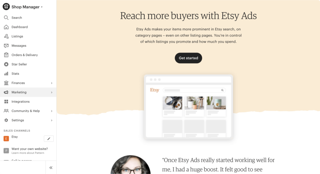 Access Etsy Ads - How to Advertise on Etsy