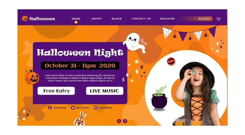 Halloween theme