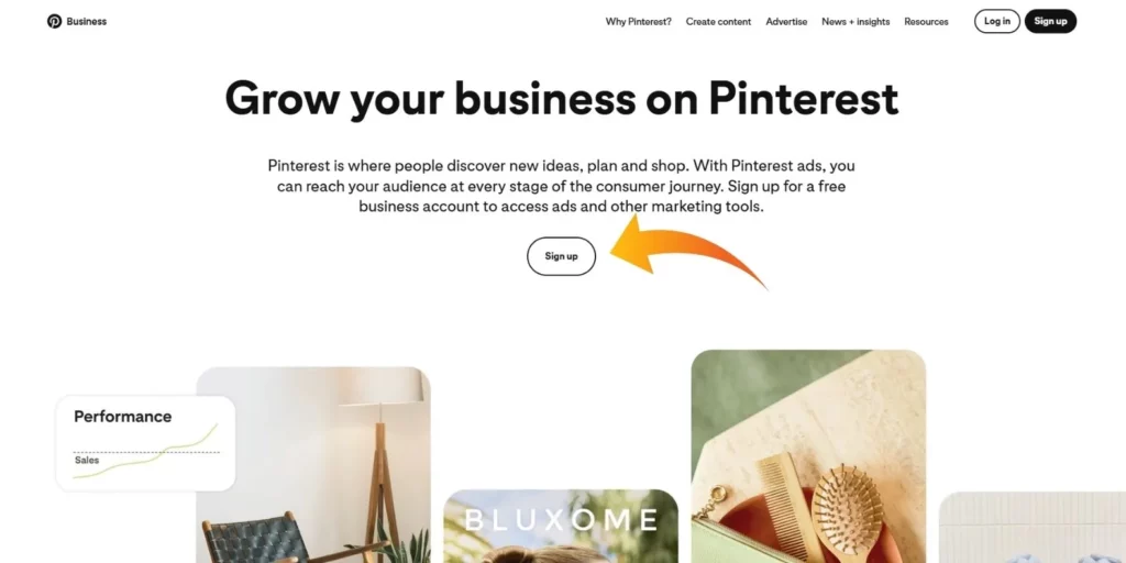 Pinterest for business